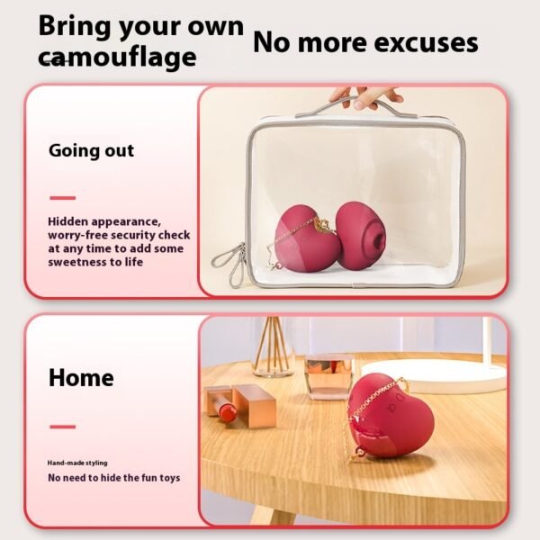 Pleasure Redefined: The Silent Strawberry Heart Sucker for Intense Satisfaction - Image 4